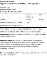 Didelio stiprumo vitaminas C 1000 mg - 240 tablečių