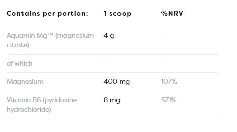 Magnesium Citrate + B6 Powder - 250 грама - Feel You