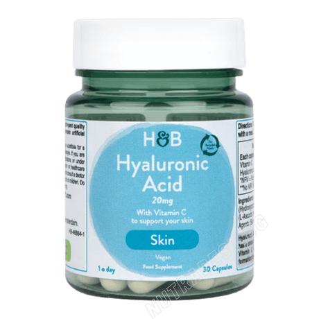 Hyaluronic Acid 20 mg / with Vitamin C - 30 капсули - Feel You