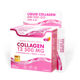 Fish Collagen 12,500 mg with Retinol, Elastin and Hyaluronic Acid - 20 x 25 ml