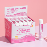 Fish Collagen 12,500 mg with Retinol, Elastin and Hyaluronic Acid - 30 x 25 ml