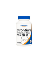 Kości i Stawy - Stront (cytrynian), 120 kapsułek <tc>Nutricost</tc>