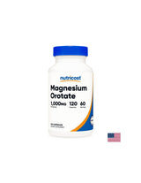 Muscular and cardiovascular system - Magnesium Orotate, 120 capsules Nutricost