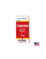 Cukrzyca i poziom cukru we krwi - cynamon, 120 tabletek podjęzykowych <tc>Superior Source</tc>