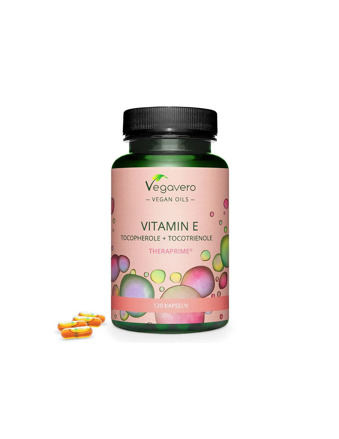 Vitamin E (smíšené tokoferoly + tocotrienoly) - antioxidant, 120 tobolek