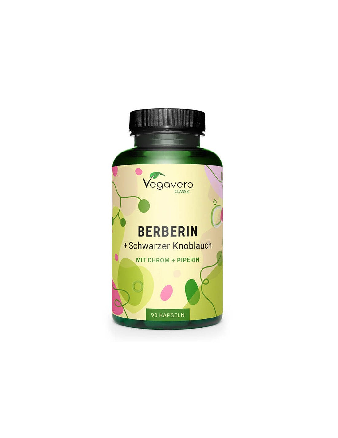 Diabetes y sistema cardiovascular - Berberina + Ajo negro, 120 cápsulas <tc>Vegavero</tc>