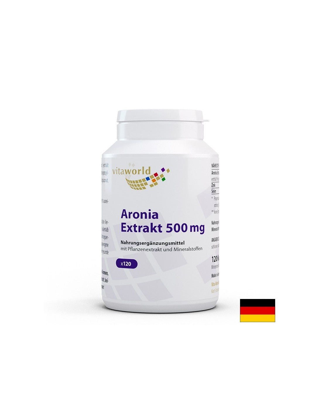 Immunity and a healthy heart - Aronia (extract) + Zinc and Selenium, 120 capsules