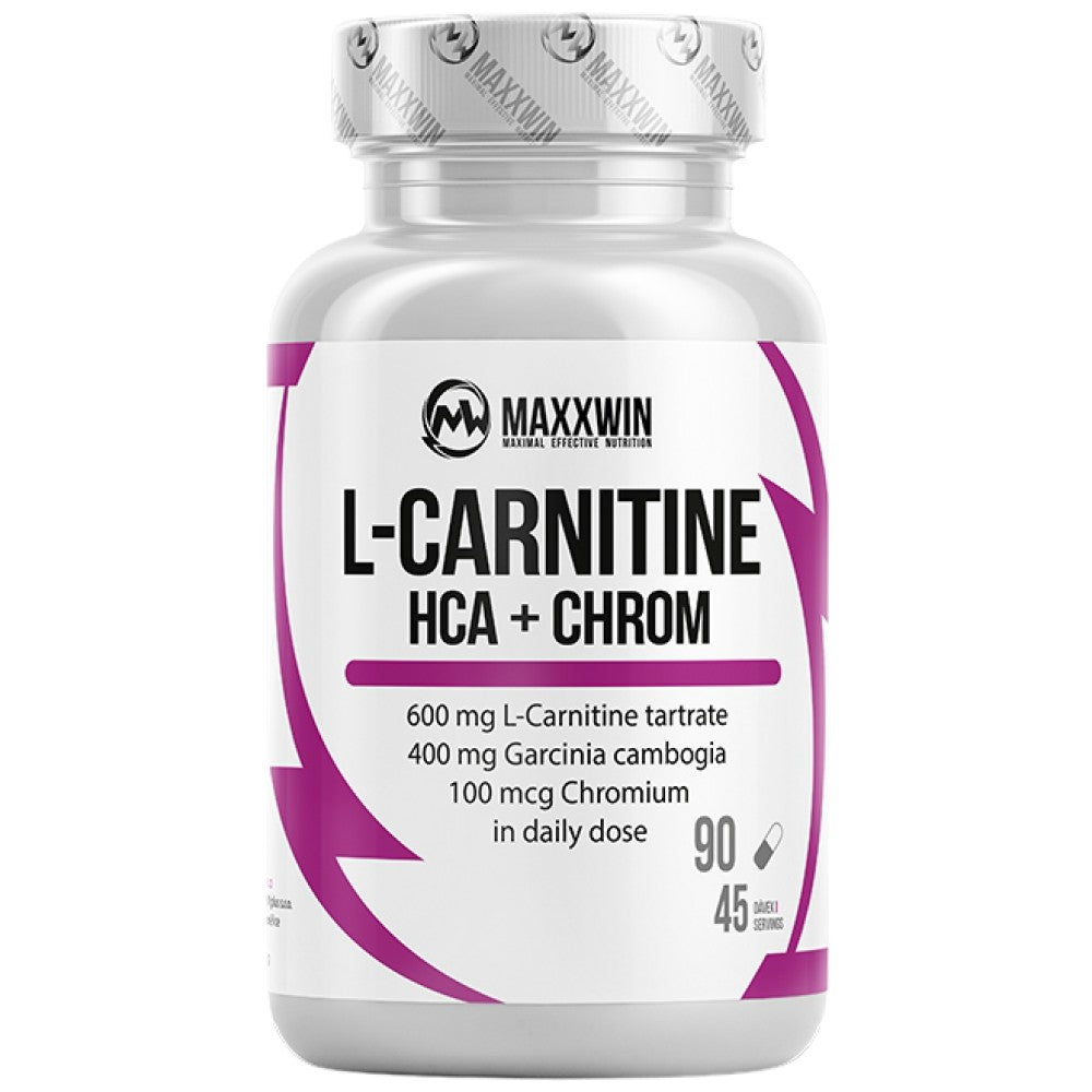 L-Carnitine + HCA + Chromium - 90 капсули - Feel You