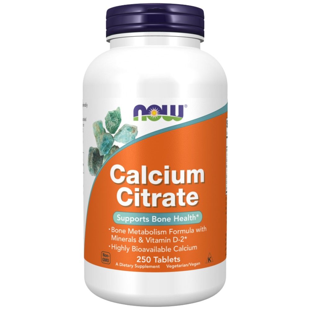 Citrat de calciu cu minerale și vitamina D-2 300 mg - 100 tablete