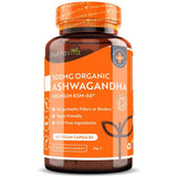 Organic Ashwagandha KSM 66 - Био Ашваганда 500 mg 60 Веган Капсули - Feel You