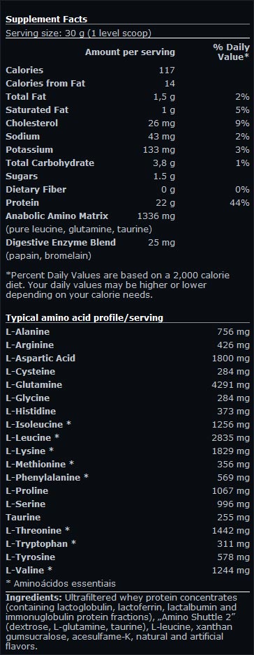 100% Vhey Protein Professional 0,920 kg