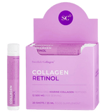 Fish Collagen 12500 mg with Retinol, Hyaluronic Acid, Biotin, MSM /20 pcs x 25 ml/ Swedish Collagen