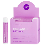 Fish Collagen 12500 mg with Retinol, Hyaluronic Acid, Biotin, MSM /20 pcs x 25 ml/ Swedish Collagen