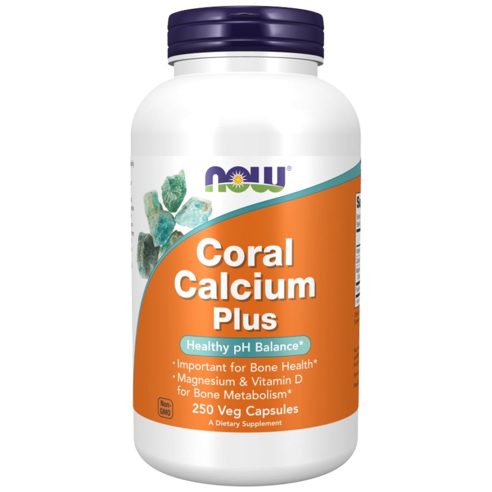 Coral Cálcio Plus | Com cálcio, magnésio e vitamina D - 250 cápsulas