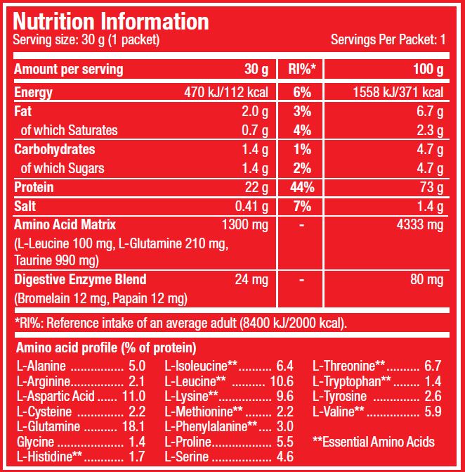 100% Vhey Protein professionell 0,03 kg