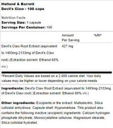 Devil's Claw 427 mg - 100 capsules