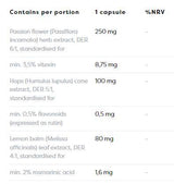 Soporte para dormir a base de hierbas - 120 cápsulas