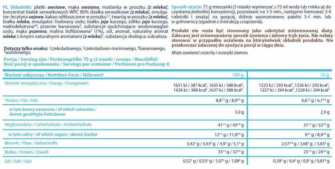 Pancakes Protein - 1000 grams