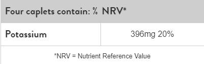Potassium 396 mg - 120 Pëllen