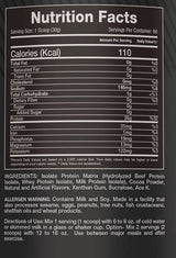 Premium Isolate Protein Matrix 1996 grams