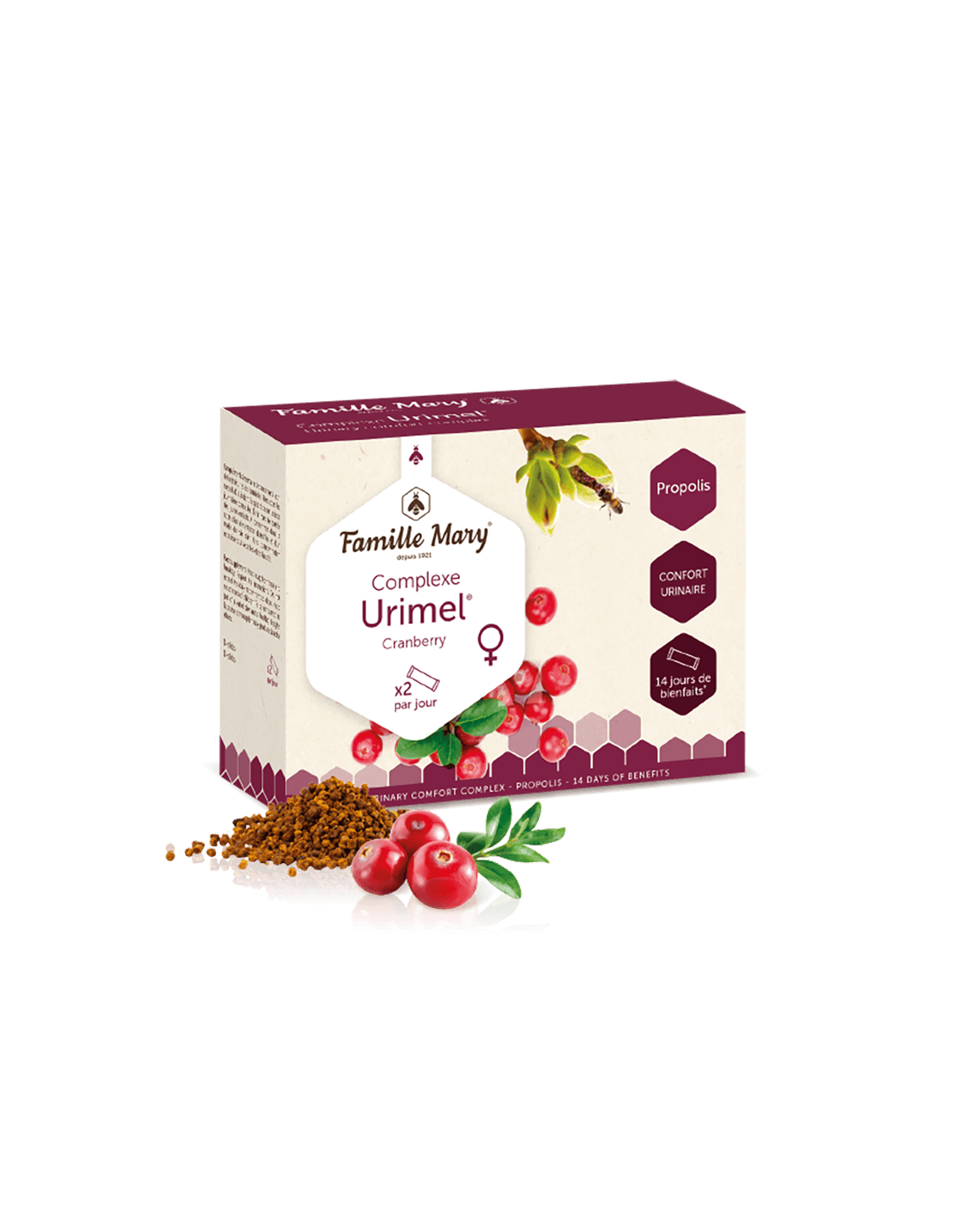Urinary Comfort Complex with Cranberry and Propolis, 14 doses
