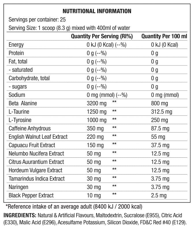 Stim Head | Caffeinated Formula - 207 грама