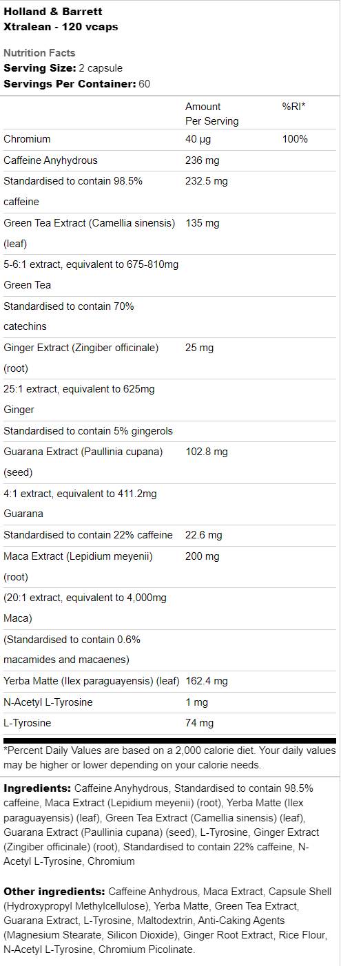 XTRLOLEAN | Gewiicht Management System - 120 Kapselen