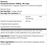 Fenugreek ištrauka 300 mg | „Testofen 60“ kapsulės