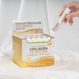Collágeno de pescado 15,000 mg con retinol, elastina e ácido hialurónico - 30 x 25 ml