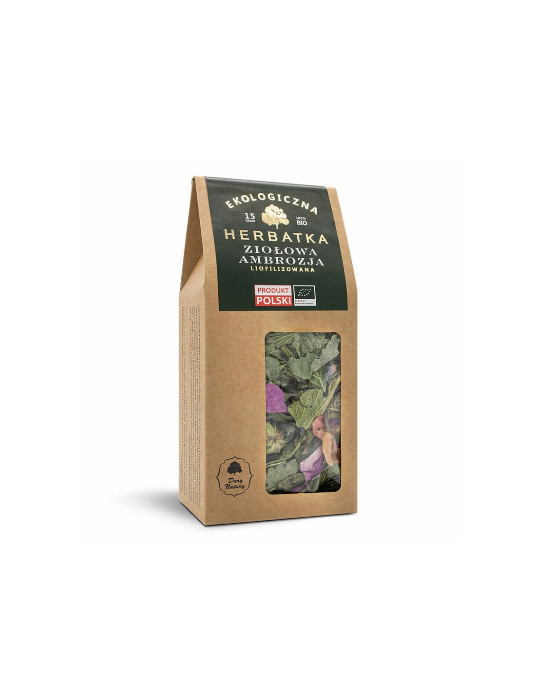 Lyophilized herbal tea Ambrosia Bio, 15 g Dary Natury