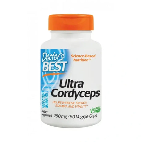 Cordyceps (Кордицепс) Капсули за жизненост, енергия и издръжливост, 750мг, 60бр., Doctor's best - Feel You
