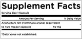Extrato de casca de arjuna 40 mg 60 cápsulas