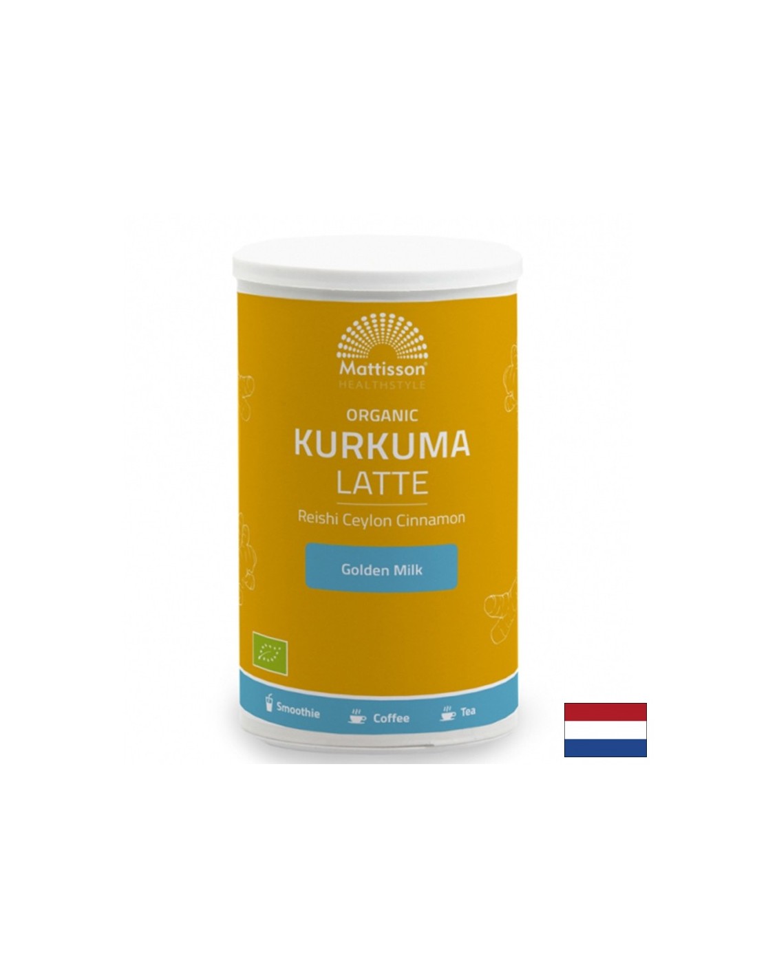 Latte kurkuma s Reishi a Ceylon Cinnamon Bio, 160 g