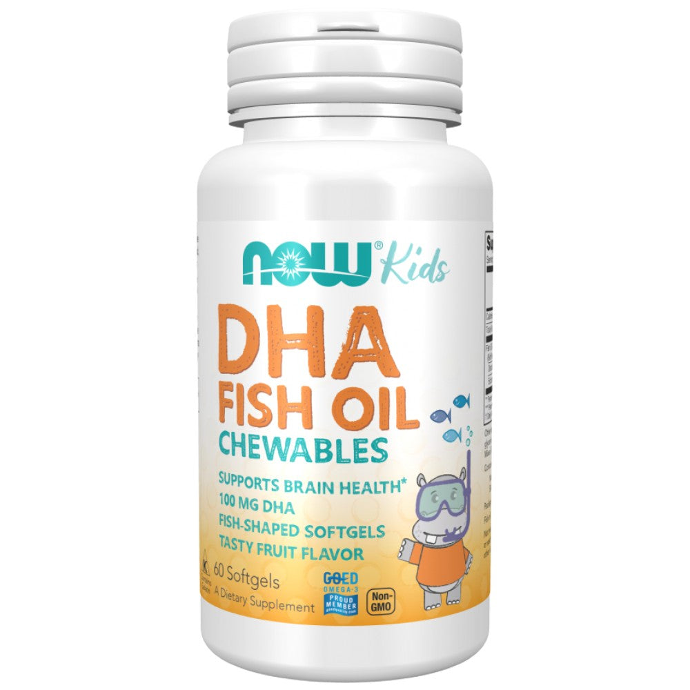 DHA 100 mg Kid's Chewable - 60 chewing dragees