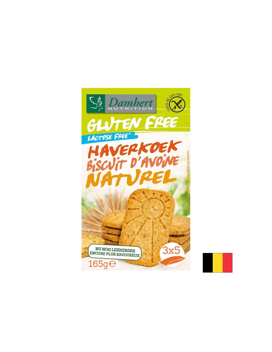 Galletas de avena sin gluten, 165 g