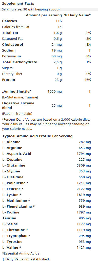 100% Casein Complex - 2.35 kg