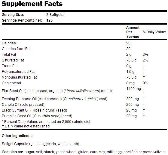 Omega 3-6-9 1000 mg-250 Gelkomples