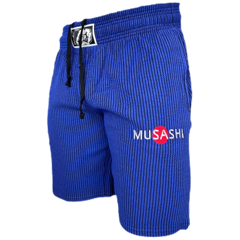 Спортни къси панталони - Сини райе / Training Shorts - Blue