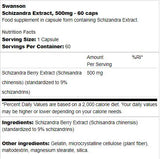 Extrato de Schizandra 500 mg 60 cápsulas