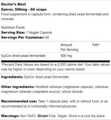 Epicor 500 mg | High Metabolite Immunogens - 60 capsules