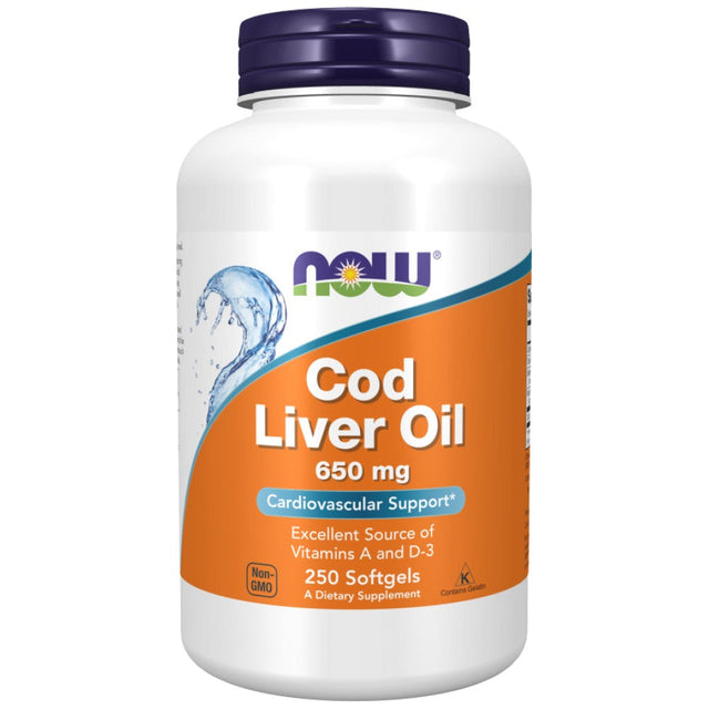 Cod Liver Oil 650 mg - 250 Гел капсули - Feel You