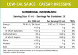 Fit Cuisine Low-Cal Sauce | Caesar Dressing - 425 мл - Feel You