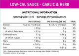 Fit Cuisine Low-Cal Sauce | Garlic & Herb - 425 мл - Feel You