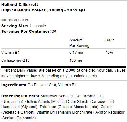 High Strength CoQ-10 100 mg - 30 капсули - Feel You