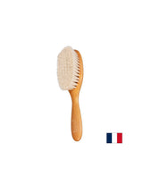 Soft wooden brush for baby hair, 18 cm, 1 pc.