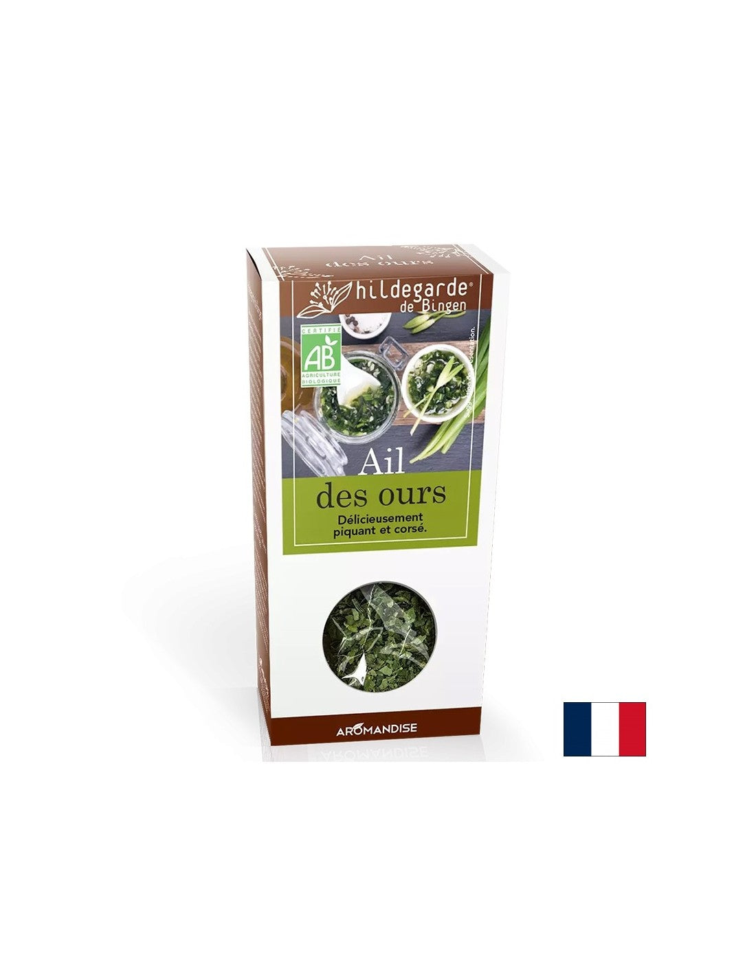 Dried wild garlic for seasoning meats, sauces and dishes, 18 g