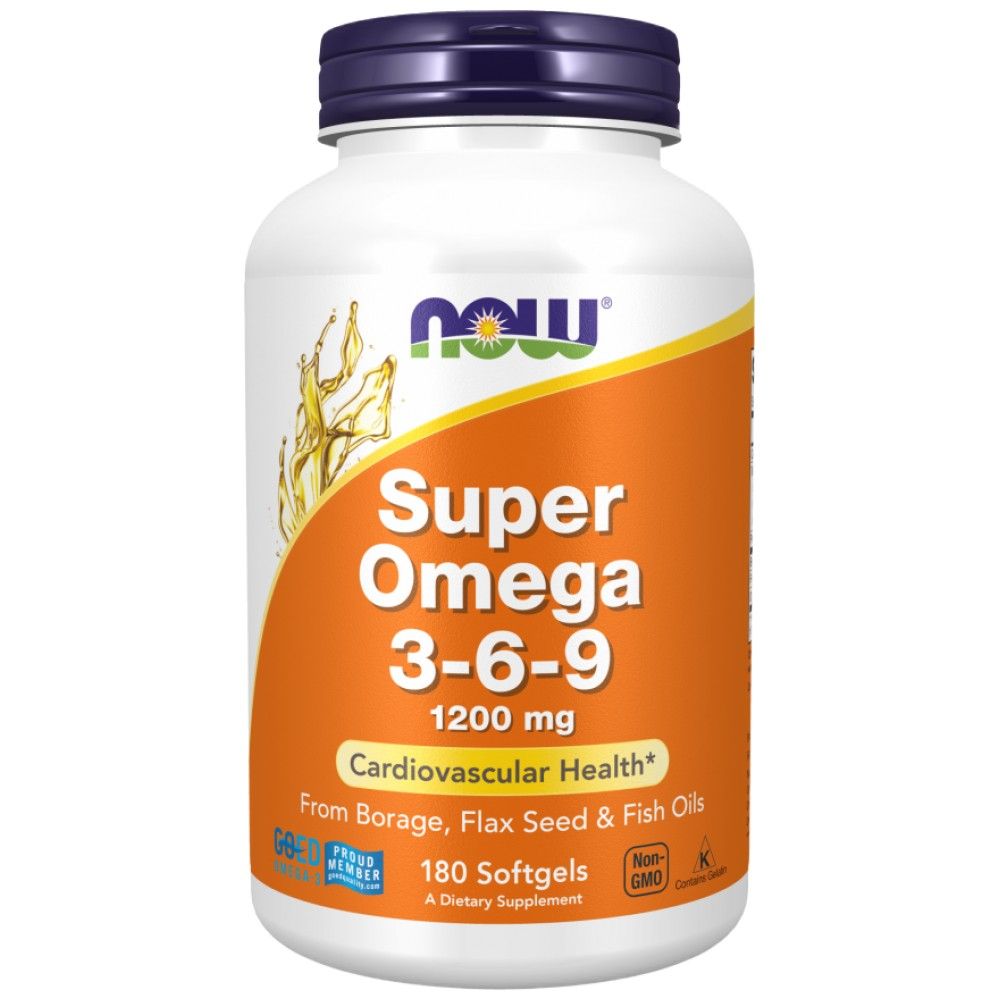 Super Omega 3-6-9 1200 mg-180 Capsule de gel