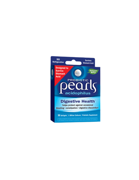 Pearls® Probiotic/ Пърлс® Пробиотик, 1 млрд. активни пробиотици x 90 софтгел капсули Nature’s Way - Feel You