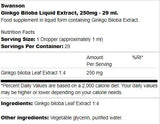 Extrato líquido de Ginkgo Biloba 250 mg - 29 ml