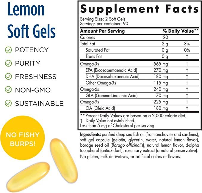 Proefa - Omega 3.6.9 - 180 gelů tobolek